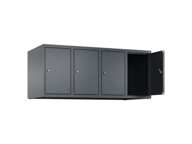 opzetkast,v. locker,4vak.,vak B 300mm,HxBxD 500x1200x500mm
