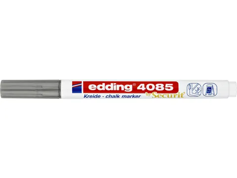 Krijtstift edding by Securit 4085 rond 1-2mm zilver