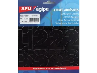 Etiketten Cijfers En Letters Letterhoogte 47 Mm - 1