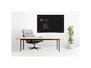 Scritto Glasbord Zwart 60x90cm met stift - 6