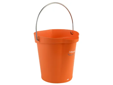 Hygiene 5688-7 emmer 6 liter oranje, maatverdeling en schenktuit
