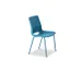 Chaise Coque Plastique 4 pieds Assise PP Bleu turquoise