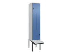 Z-garderobekast,HxBxD 2120x400x815mm,2vak,vak B 400mm,draaigrendel