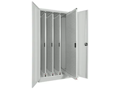 verticale kast cil.slot HxBxD 1950x1000x600mm RAL7035 front RAL7035