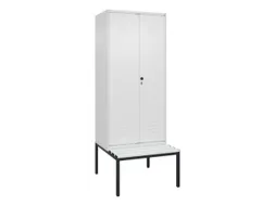 locker voor scheiding van kleding,HxBxD 2120x800x815mm,2vak