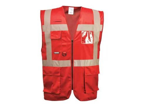 Portwest Iona F476 fluohesje, rood, maat L, per stuk