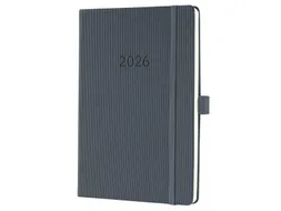 Weekagenda Conceptum A5 2026 (NL/FR/EN/DU) dark Grey Hardcover