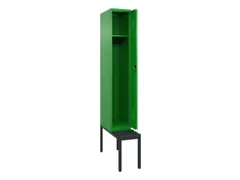 locker met bank,HxBxD 2120x300x815mm,1vak,vak B 300mm,cilinderslot