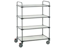 Etagewagen,Draagverm. 300Kg,4Etage(S),In Hoogte Verstelbaar