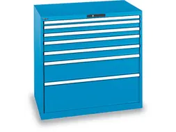 Ladenkast Code 1000x1023x725mm 7laden 75kg Ral5012