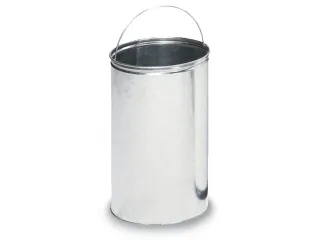 Push & Kick Afvalbak Staalplaat 40 Liter 730x415mm Met Pedaal Rood - 2