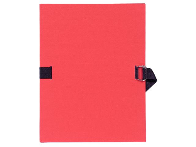Exacompta Map uitrekbare rug met papieren klep 24x32 cm Assorti A4
