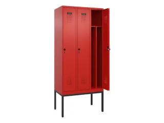 locker voor scheiding van kleding,HxBxD 2120x900x500mm,3vak - 1