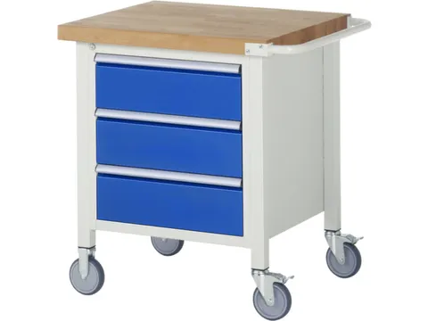 Werkbank Hxbxd 880x750x700mm Beukenhouten Werkblad 3laden