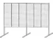 Paroi De Séparation En Tôle Perforée,Élément Double 180°