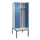 locker met bank,voor scheiding van kleding,HxBxD 2120x800x815mm,2vak