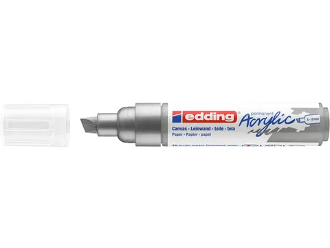 Acrylmarker edding e-5000 breed zilver