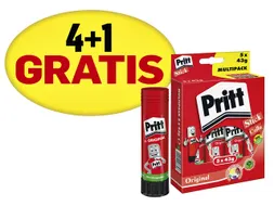 Lijmstift Pritt Original Groot 43gr Promopack 4+1 gratis