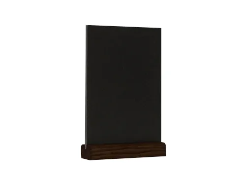 Europel Krijtbord Tafelmodel A5 Staand Zwart