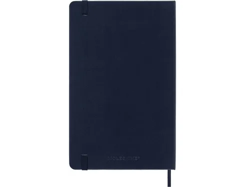 Notitieboek Moleskine large 130x210mm blanco hard cover sapphire blue