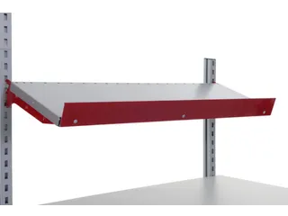 aanslagrand,v. paktafel,aanbouw van voren,B 800mm,staal,RAL3003 - 1