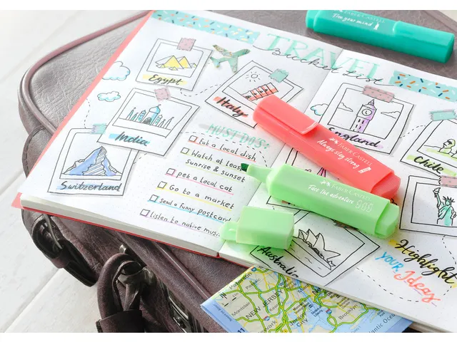 Markeerstift Faber-Castell 46 Pastel set 8 stuks