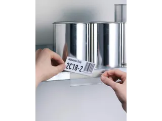 Zelfklevende Etikethouder Scanfix 200x30mm 50 stuks scanrails - 4