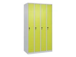 locker,HxBxD 1850x1000x500mm,4vak,vak B 250mm,draaigrendel