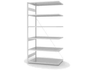 systeemstelling,aanbouwveld,HxBxD 2500x1310x835mm,vakl. 330kg - 2