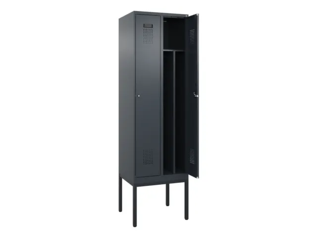 locker voor scheiding van kleding,HxBxD 2120x600x500mm,2vak