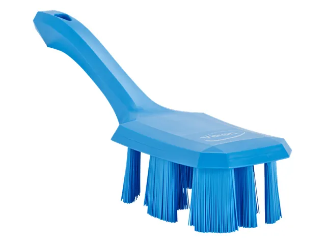 UST 4179-3 afwasborstel blauw harde vezels korte steel 70x260mm