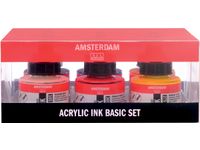 Acryl Inkt, 6 Flacons, 30Ml Assorti