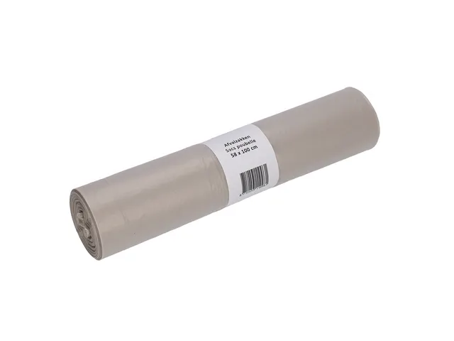 Afvalzak Cleaninq 58x100cm LDPE T50 80L transparant Voordeelbundel