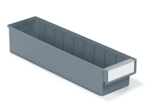 stellingbak,HxBxD 100x132x500mm,PP,grijs