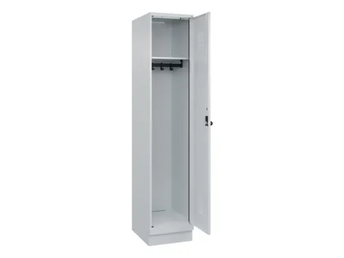 locker,HxBxD 1950x400x500mm,1vak,vak B 400mm,draaigrendel,sokkel
