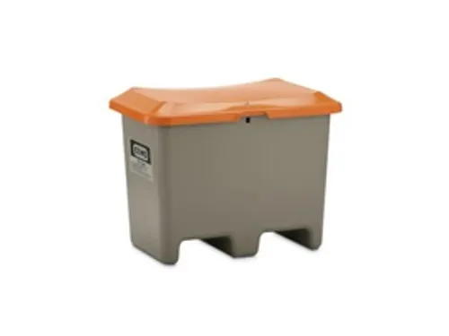 strooigoedbak,400l,HxBxD 680x1210x820mm,GVK,grijs,deksel oranje