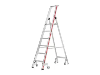 Verrijdbare Treden-Platformladder,Eenzijdig,5Verstevigde Treden - 1