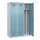 locker voor scheiding van kleding,HxBxD 1850x1200x500mm,3vak