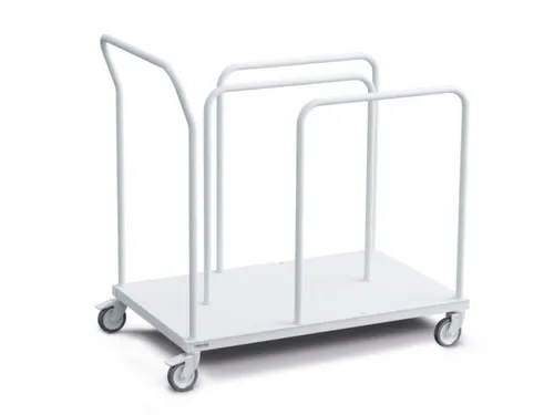 kartonwagen,draagverm. 150kg,laadvl. LxB 1000x630mm,3verdeelbeugels