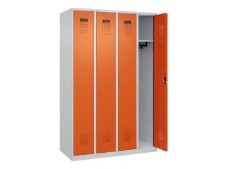 locker,HxBxD 1850x1200x500mm,4vak,vak B 300mm,cil.-slot - 2