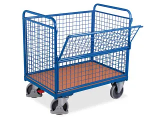 bakwagen met gaas,draagverm. 500kg,laadvl. LxB 1000x650mm - 1