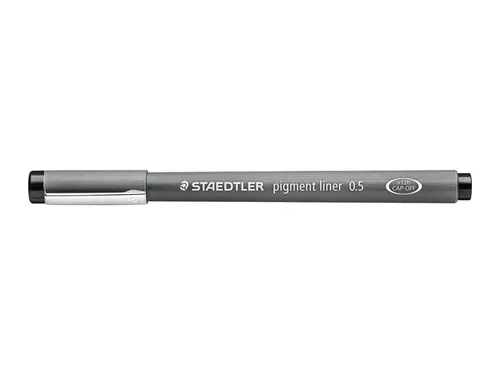 Fineliner Staedtler Pigment 308 zwart 0.5mm