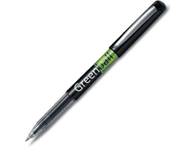 Rollerpen Pilot Greenball Begreen Medium punt Zwart