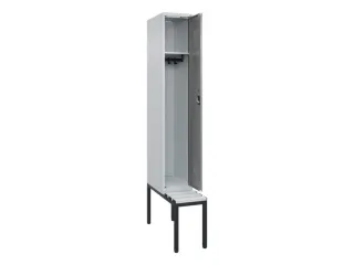 locker met bank,HxBxD 2120x300x815mm,1vak,vak B 300mm,cilinderslot - 1