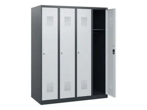 schoollocker,HxBxD 1530x1200x500mm,4vak,vak B 300mm,cil.-slot