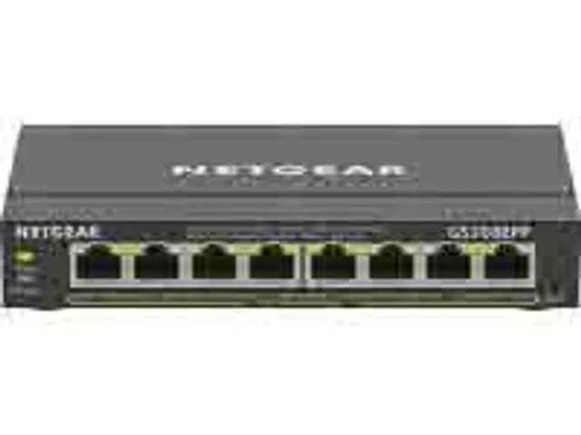 Gs308Epp-100Pes Smart Switch Standalone 8xRJ45 120W POE+ zwart managed