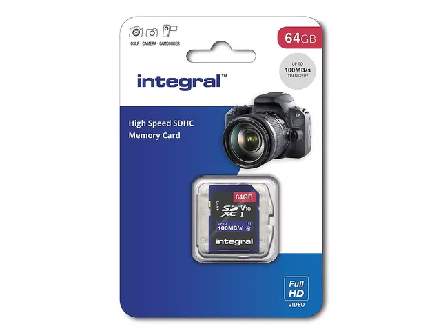 Geheugenkaart Integral SDXC V10 64GB