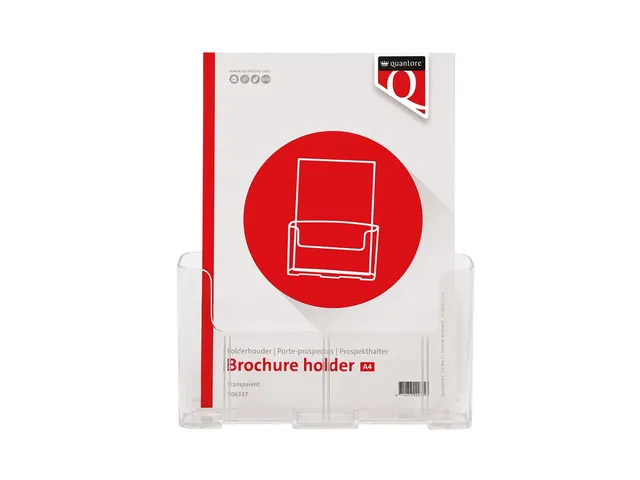 Folderhouder Quantore A4 transparant