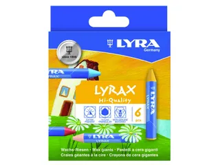 Waskrijt LYRA Lyrax Wax Giants 6 kleuren - 1