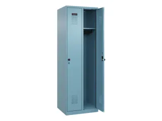 locker,HxBxD 1850x600x500mm,2vak,vak B 300mm,draaigrendel - 2